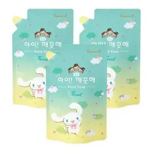 아이깨끗해×시나모롤 숲속산책향 450ml, 3개