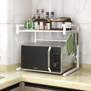 전자레인지 선반 수납장 밥솥 렌지대 진열장 오븐 렉/주방 전자렌지 에어프라이어 밥통 진열대 받침대 다이