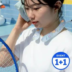 [커플팩/2개 SET] 카카오프렌즈 아이스쿨링 쿨스카프 넥쿨러 밴드 쿨링 넥튜브