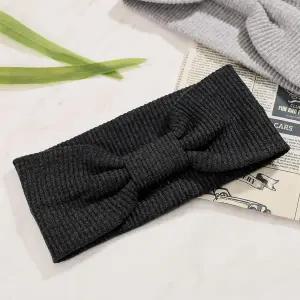 [비투비월드][엔젤슈슈] 리본 골지 터번 헤어밴드(진그레이)머리띠1_44