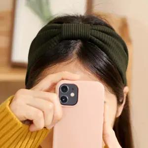 [비투비월드][엔젤슈슈] 리본 골지 터번 헤어밴드 데일리 반다나1_113