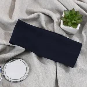 [비투비월드][엔젤슈슈] 베이직 반다나 헤어밴드 네이비 심플 터번