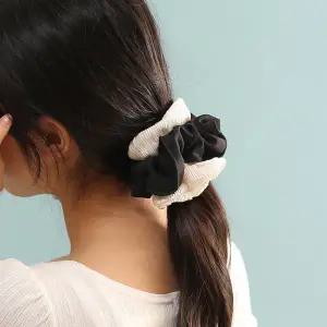 [비투비월드][엔젤슈슈] 베이직+플리츠 곱창밴드 2p세트 곱창끈