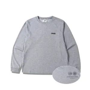 [갤러리아] 지프(Jeep) 공용 나침반 프린트 얇은 긴팔티 쭉티 JQ3TSU005