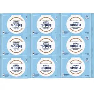 크리넥스 마이비데 클린케어 캡형 60매 9팩 화장실용 비데티슈