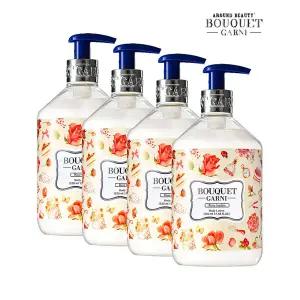 부케가르니 딥 퍼퓸 바디로션 로즈가든향 520ml x4개