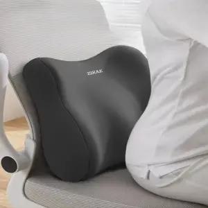 의자허리지지대 사무실 쇼파 의자 바른 자세 허리 등 요추 전만 메모리폼 쿠션 받침대 받이