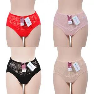 따뜻한잡화점 자수 장미 레이스 여성 텐셀 팬티 여성면팬티