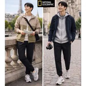[내셔널지오그래픽](강남점) N233MPT330 액티브 우븐 트레이닝 조거 팬츠