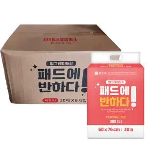 패드에반하다 30매 L 대형/60×76cm 6팩 1박스