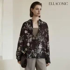 엘라코닉 가든 나염 블라우스