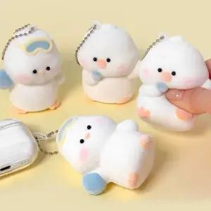 말랑 뽀송 오리 스퀴시 키링 3500 1박스 12개