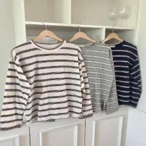 더블 스트라이프 긴팔 티셔츠 (3color)