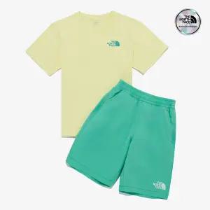 [노스페이스] [노스페이스키즈 공식] NT7UR31V 키즈 캠퍼 EX 크루 세트_BABY YELLOW