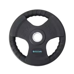 이고진 클럽용 고무 바벨 원판 20kg 1개 51D 역기운동 웨이트