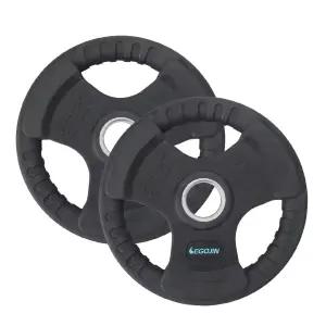 이고진 클럽용 고무 바벨 원판 10kg 2개 51D 역기운동 웨이트