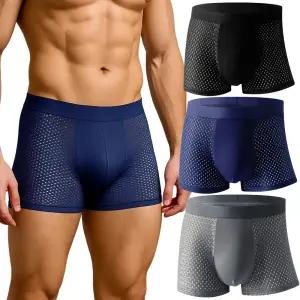 비엠 남성 쿨메쉬 스포츠 드로즈 3종세트 사각팬티 남자쿨팬티 성인속옷