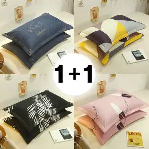 [2개세트] 지퍼없는 사계절 베개커버 48x74 베개 베겟잎 (10color)