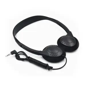 유선 헤드셋 PC 운동 런닝 스피커 길이조절 음악 감상 접이식