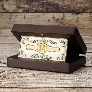 한국기업금거래소 24K 순금 스탠딩 돌반지 1.87g 이니셜 각인무료