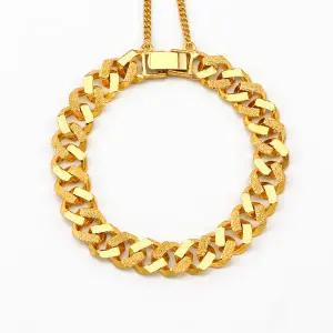 순금팔찌 쪼이 팔각격체인팔찌 18.75g+18K장식