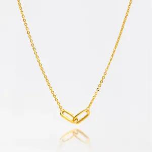 순금목걸이 트윈클립목걸이 7.5g+18K장식