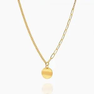 순금목걸이 슬래시론드목걸이 코인 11.25g+18K장식