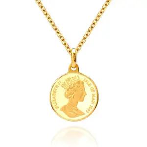 순금목걸이 여왕코인목걸이 15g+18K장식