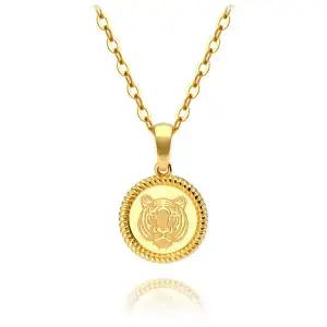 순금목걸이 호랑이코인목걸이 11.25g+18K장식