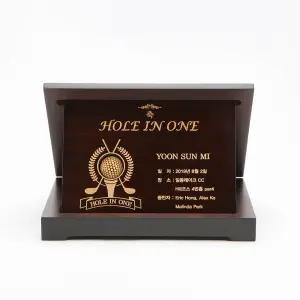 한국기업금거래소 24K 순금상패 골프반공상패 7.5g