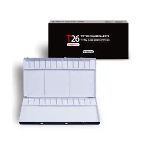 신우아트 타이탄 수채화 알루미늄 미니 무광 26칸 팔레트/T26파레트