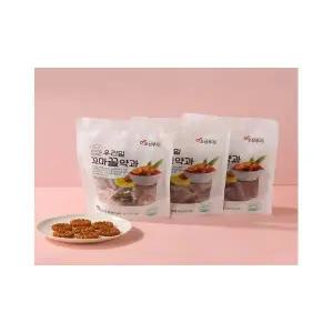 우리밀 수제 꼬마꿀약과 전통간식 150g 7봉 국산 우리꿀 간식세트