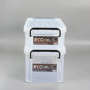 리빙박스 다용도 옷장정리함 식판수거 투명한 서류 교구 장난감 이불 침대밑수납 적재가능 11L 19L