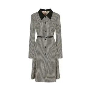 [롯데백화점]제이제이지고트 솔리드 칼라 하운드 투스 원피스GNBM0OP91