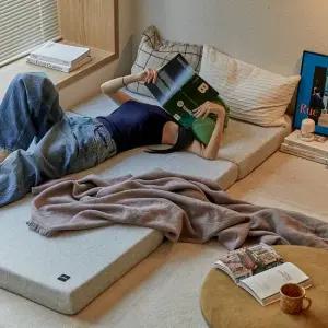 라이프먼트 베이직 3단 접이식 단단한 메모리폼 토퍼 매트리스 5cm 멀티싱글