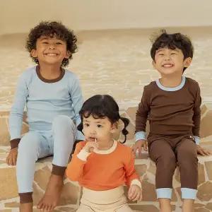 [슈슈페] 젤라또 가을 겨울 아기내복 신생아 긴팔 유아동 배앓이 골지 스판 아기실내복