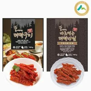 [2025년 햇더덕] 숲에서자란 국산 더덕구이 10팩+더덕비빔 5팩