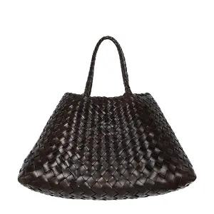 드래곤디퓨전 공식수입 25FW 다크브라운 산타크로체 스몰 토트백 SANTA CROCE 8893 DARK BROWN