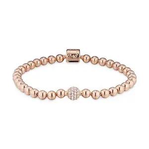 [ PANDORA] 588342CZ 비즈  파베 로즈 팔찌