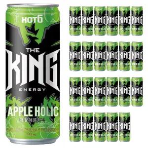 롯데 핫식스 더킹 애플홀릭 355ml x 24캔