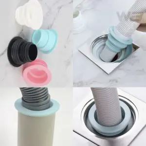 와볼샵 세탁실 배수구 마개 호스끼우개 하수구캡 배관 꽂이 깔때기형 틈새막이 실리콘