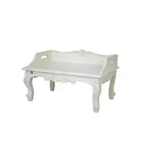 메종 드 다채로움 BLANC 133 블랑 베드 트레이 쉐비 인테리어 장식 화이트