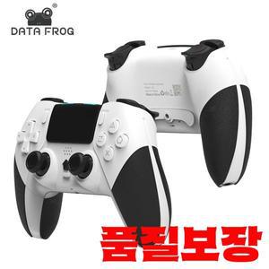 DATA FROG PS4 게임패드용 블루투스 호환 무선 컨트롤러 PC 조이스틱 프로 슬림 콘솔