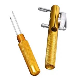 낚시바늘 결속기 매듭 바늘묶기 수동 라인매듭기 쇼크리더 줄감개