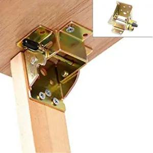 [골드스마일]잠금 폴딩브라켓 테이블 의자 다리 경첩 셀프 접이식