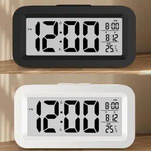 디지털 탁상시계 온도 날짜 점진 알람 탁상용시계/무소음/전자시계/탁상용/디지탈/전자/알람시게/건전기