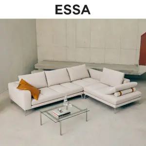 [에싸](하남점)[무이자12개월] 파비아 4인 오픈코너형 크라비츠 패브릭 소파