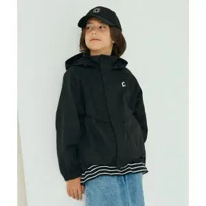 [커버낫 키즈](센텀시티점)심볼로고 라이트 윈드브레이커 블랙_CK2503JK12BK