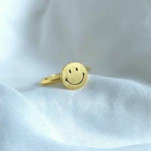 [가앤] 24k순금 스마일 코인 반지 1.875g