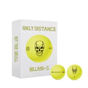골프빌런 BILLAIN-S Yellow 노랑 2피스 골프공 빌런골프공